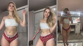 Loira novinha em vídeo caseiro rebolando pelada em vídeo porno