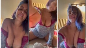 Valentina Francavilla se masturbando com carinha de puta