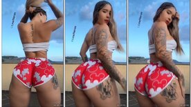 Valeria Castañeda rebolando sua mega bunda grande gostosa