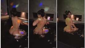 Poliana Arapiraca se exibindo molhadinha na banheira do motel