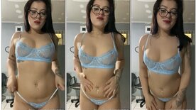 Gabriella Manhaez vídeo vazado da gordinha gostosa de lingerie