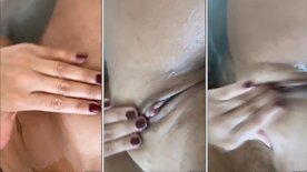 Geisy Arruda peladinha na banheira masturbando clitóris no privacy