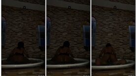 Gostosinha caiu na net fazendo sexo na banheira de hidromassagem