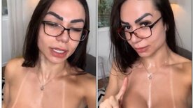 Atriz pornô brasileira gostosa toda gozada depois da foda