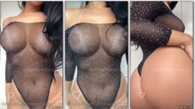 Carol Machado ninfentinha sensualizando com várias lingeries sexys