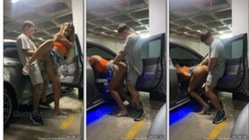 Emily Baianinha fodendo no estacionamento dentro do carro com dotado Paccoo