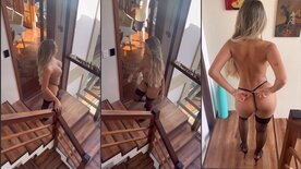 Karlyane Menezes nua rebolando sua bunda gostosa num vídeo do onlyfans