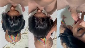 Carla Bora no boquete bem gostoso dando uma deliciosa mamada