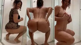 Vanessa Freitas rabuda cavalona tomando banho gostoso pelada