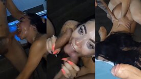 Xgisa com a maior cara de puta mamando na beira da piscina do motel