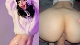 Marcy Chan putinha tatuada transou gostoso de quatro com o seguidor