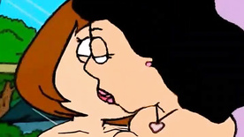 Famous cartoon lesbian MILFs