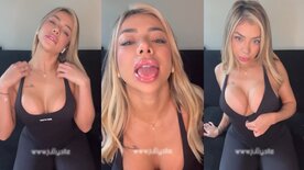 Jully Queiroz famosinha exibindo os peitos grandes de silicone