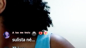 Morena gostosa vendo safado gozar na Live