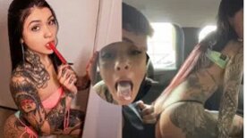 Thaina Crispim pelada e deliciosa transando com macho no carro