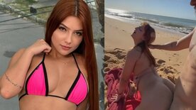 Xvídeos da Brida Nunes dando a buceta na praia no porno amador em publico