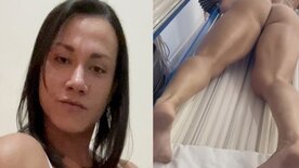 Carla Inhaia porno amador exibindo a buceta inchada toda pelada