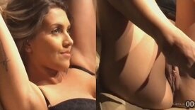 Lana Borges brasileira gostosa mostrando o bucetão melado