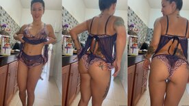 Laura Avelino caiu na net gostosa tirando a lingerie safada