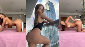 Agnes Nunes vídeo do Onlyfans de quatro com plug anal de rabinho