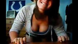 Flagra real de sexo anal gostoso de frente a webcam